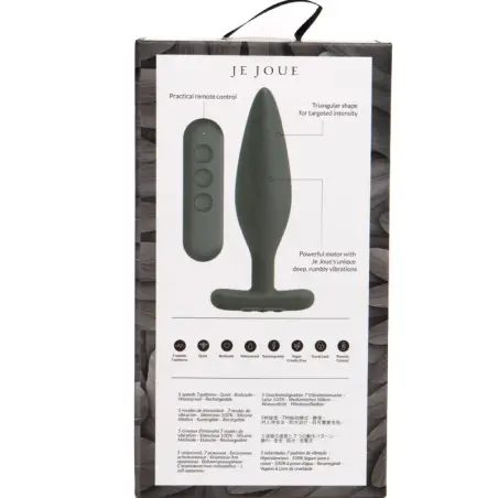 Egon Plug Anal Vibrador Negro - Silicona Suave | Je Joue