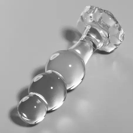 NEBULA SERIES BY IBIZA - MODELO 1 PLUG CRISTAL TRANSPARENTE 10.5 CM -O- 3 CM