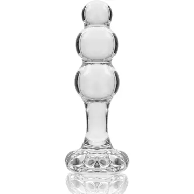 Modelo 1 Plug Cristal Transparente 10.5 cm Ø 3 cm