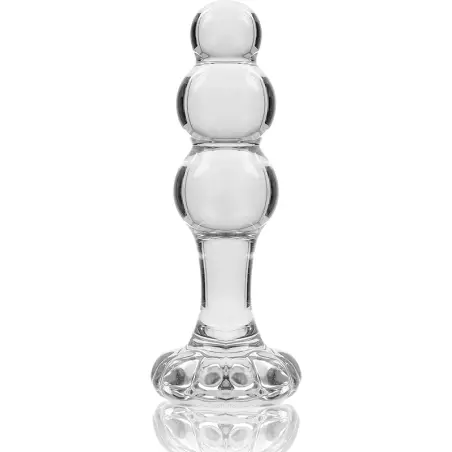 Modelo 1 Plug Cristal Transparente 10.5 cm Ø 3 cm