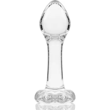 Modelo 2 Plug Cristal Transparente 11 cm Ø 3.5 cm