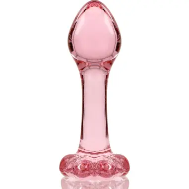 Modelo 2 Plug Cristal Rosa 11 cm Ø 3.5 cm - Juguete Anal