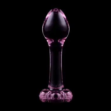 Modelo 2 Plug Cristal Rosa 11 cm Ø 3.5 cm - Juguete Anal