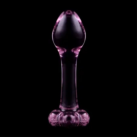 Modelo 2 Plug Cristal Rosa 11 cm Ø 3.5 cm - Juguete Anal