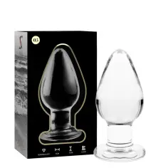 NEBULA SERIES BY IBIZA - MODELO 3 PLUG CRISTAL TRANSPARENTE 11 CM -O- 5 CM 2