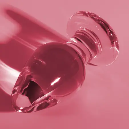 NEBULA SERIES BY IBIZA - MODELO 3 PLUG CRISTAL ROSA 11 CM -O- 5 CM