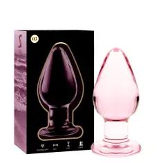 NEBULA SERIES BY IBIZA - MODELO 3 PLUG CRISTAL ROSA 11 CM -O- 5 CM 2