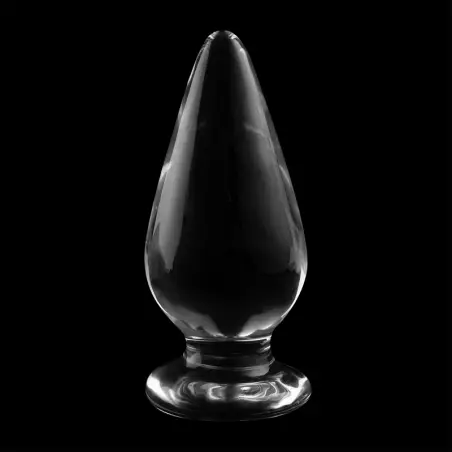 Modelo 4 Plug Cristal Transparente 11 cm Ø 5 cm