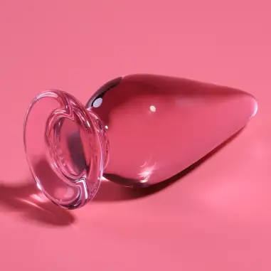 NEBULA SERIES BY IBIZA - MODELO 4 PLUG CRISTAL ROSA 11 CM -O- 5 CM