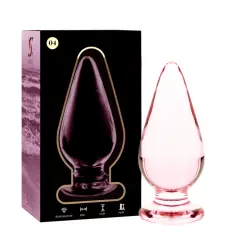 NEBULA SERIES BY IBIZA - MODELO 4 PLUG CRISTAL ROSA 11 CM -O- 5 CM 2
