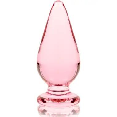 Modelo 4 Plug Cristal Rosa 11 cm Ø 5 cm - Juguete Anal