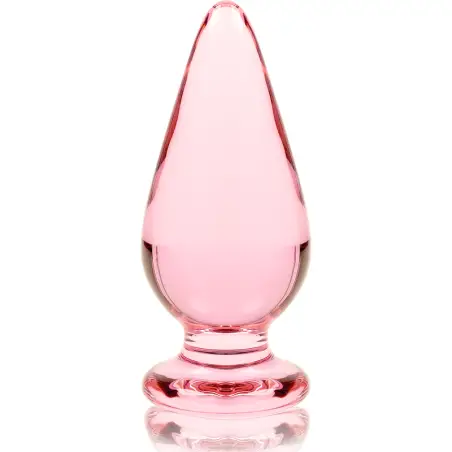 Modelo 4 Plug Cristal Rosa 11 cm Ø 5 cm - Juguete Anal