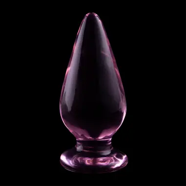 Modelo 4 Plug Cristal Rosa 11 cm Ø 5 cm - Juguete Anal