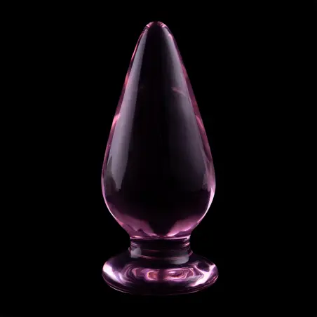 Modelo 4 Plug Cristal Rosa 11 cm Ø 5 cm - Juguete Anal