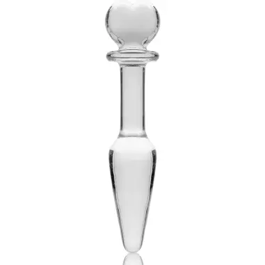 Modelo 7 Plug Cristal Transparente 13.5 cm Ø 3 cm