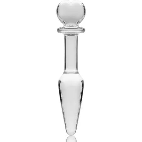 Modelo 7 Plug Cristal Transparente 13.5 cm Ø 3 cm