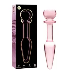 NEBULA SERIES BY IBIZA - MODELO 7 PLUG CRISTAL ROSA 13.5 CM -O- 3 CM 2