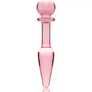 Modelo 7 Plug Cristal Rosa 13.5 cm Ø 3 cm - Juguete Anal