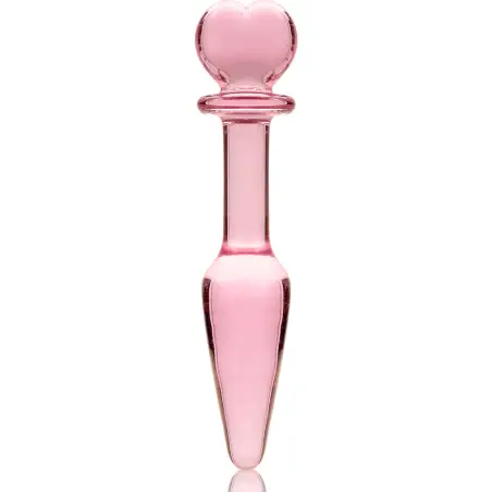 Modelo 7 Plug Cristal Rosa 13.5 cm Ø 3 cm - Juguete Anal