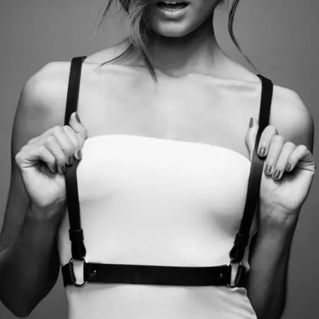 Maze Arnés X Negro - Ajustable | Bijoux Indiscrets