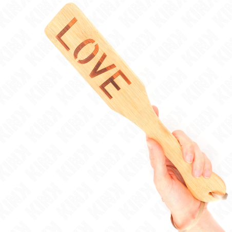 KINK - PALA DE BAMBÚ PALABRA LOVE 32 X 5.5 CM KINK IMPACT & TOUCH