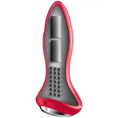 Rotator Plug 1+ Plug Vibrador APP Rojo | Satisfyer