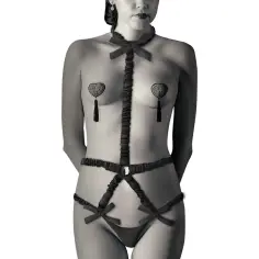 COQUETTE CHIC DESIRE - LINGERIE SET CON PEZONERAS DELUXE 2