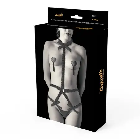 Lingerie Set con Pezoneras Deluxe | Coquette Chic Desire