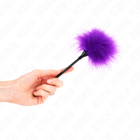 KINK - PLUMAS PARA COSQUILLAS MORADO USADO PARA EL KIT BONDAGE 27 CM KINK IMPACT & TOUCH