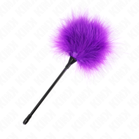 KINK - PLUMAS PARA COSQUILLAS MORADO USADO PARA EL KIT BONDAGE 27 CM KINK IMPACT & TOUCH
