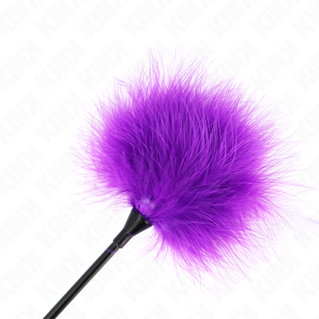 KINK - PLUMAS PARA COSQUILLAS MORADO USADO PARA EL KIT BONDAGE 27 CM KINK IMPACT & TOUCH