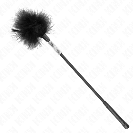 KINK - PLUMAS PARA COSQUILLAS CON MANGO DE DIAMANTES DE IMITACIÓN 50 CM KINK IMPACT & TOUCH