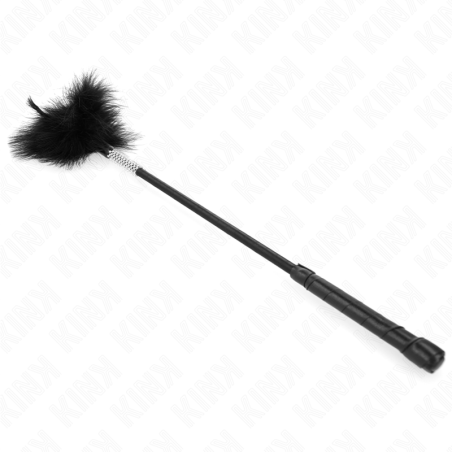 KINK - PLUMAS PARA COSQUILLAS CON MANGO DE DIAMANTES DE IMITACIÓN 50 CM KINK IMPACT & TOUCH
