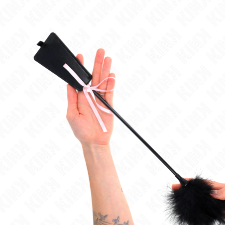 KINK - PLUMAS PARA COSQUILLAS CON LAZO DE CINTA ROSA 49 CM KINK IMPACT & TOUCH