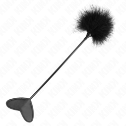 KINK - PLUMAS PARA COSQUILLAS CON PALETA DE CORAZÓN 31 CM KINK IMPACT & TOUCH 2