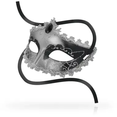Masks Antifaz Black Diamond Gris - BDSM | Ohmama