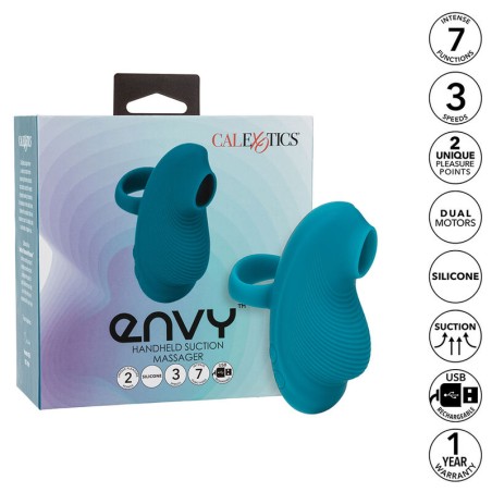 CALEXOTICS - ENVY MASAJEADOR DE BOLA RODANTE 7 VIBRACIONES AZUL CALEXOTICS