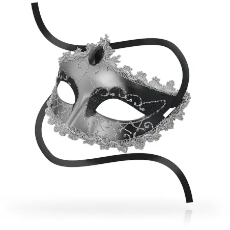 Masks Antifaz Black Diamond Gris - BDSM | Ohmama
