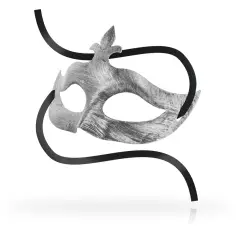 OHMAMA - MASKS ANTIFAZ FLOR DE LIS SILVER 2