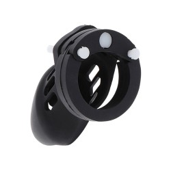 HIDDEN DESIRE - EXTREME JAULA DE CASTIDAD SILICONA TALLA S NEGRO HIDDEN DESIRE 2