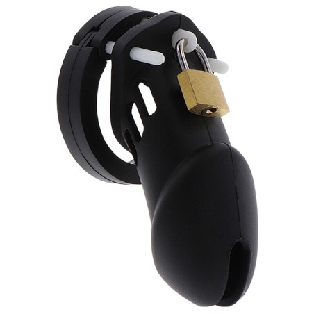 HIDDEN DESIRE - EXTREME JAULA DE CASTIDAD SILICONA TALLA L NEGRO HIDDEN DESIRE
