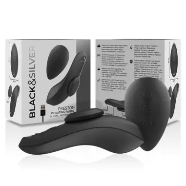Preston Pantie Magnético Vibrador Silicona Remoto - 9 Modos