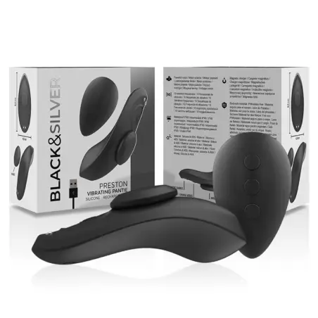 Preston Pantie Magnético Vibrador Silicona Remoto - 9 Modos