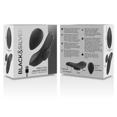 Preston Pantie Magnético Vibrador Silicona Remoto - 9 Modos