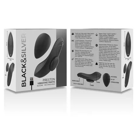 Preston Pantie Magnético Vibrador Silicona Remoto - 9 Modos