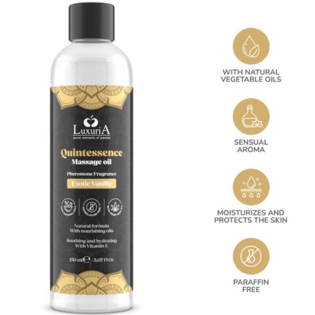 INTIMATELINE LUXURIA - ACEITE DE MASAJES VAINILLA EXÓTICA 150 ML INTIMATELINE