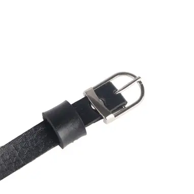 Arnés de Pecho Cadenas Cuero Negro Talla Única | Subblime