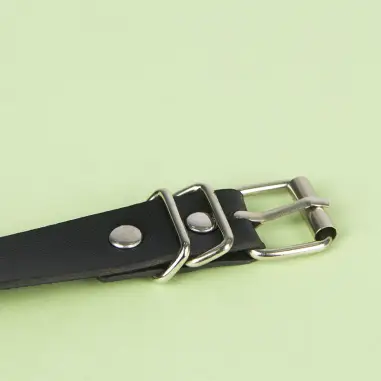 Cinturón de Cadenas Cuero Negro Talla Única | Subblime