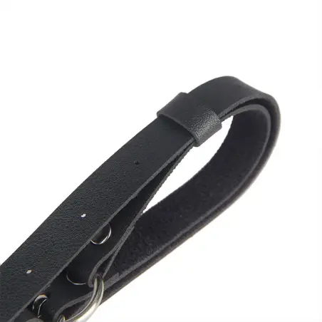 Arnés Forma Cinturon Cuero Negro Talla Única | Subblime