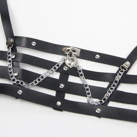 Arnés Forma Corset Detalle Cadenas Talla Única | Subblime